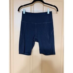 Girlfriend Collective Black High Rise Compressive Bike Shorts Womens‎ Small
